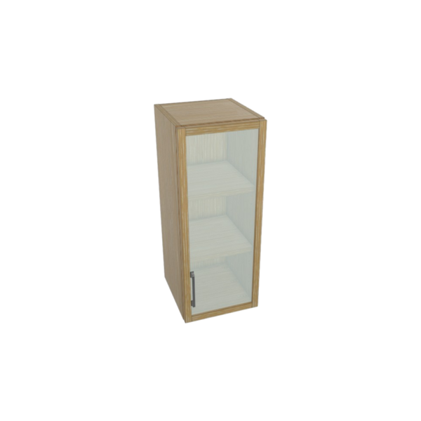 Empire Glass Door Wall Cabinet Kit - 12”x 30” X 13”