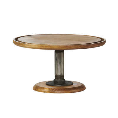 Cal-Mil 4310-7-99 12-3/4" dia. x 7"H Madera Cake Stand