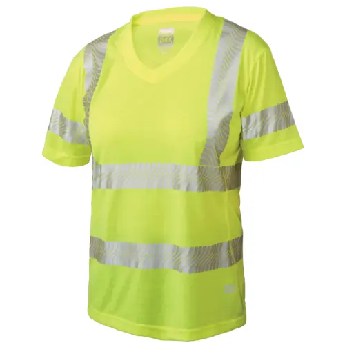 TOUGH DUCK ST23 - Women's Polyester Jersey Short Sleeve Safety T-Shirt - Green