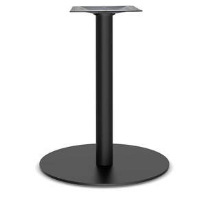 PLTRB2328BLK Brushed Metal Round Base w/ 28.5" Post