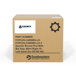 Cimex - FCPC2S-CARNRH-LH - FCPC2S-CARNRH-LH 2 Quarter Round Pcd With Bar Seg-
Ment Right Or Left Gand (for DF/HD 48)