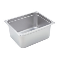 Winco SPJH-204 SPJH-204 Anti-Jam ½ Size, 4" Deep Stainless Steel Steam Table Pan