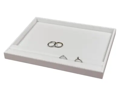 PRESENTATION TRAY W/RING SLOT