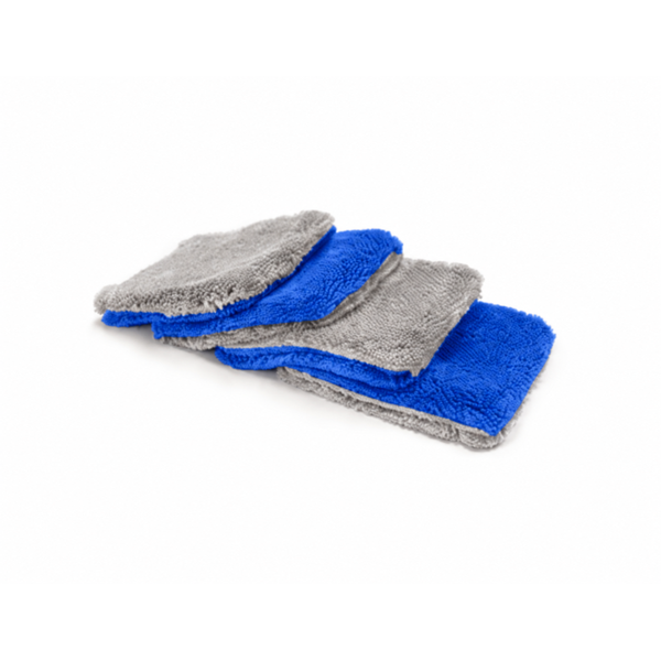 Flat Out Microfiber Wash Pad (Blue/Gray) 9" X 8" 4 Pack