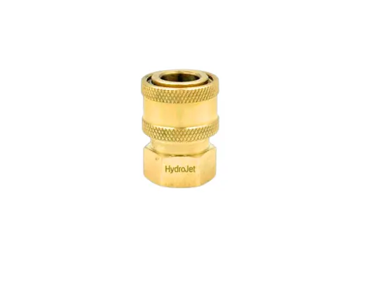 Hydrojet Brass  Coupler 1/4" FPT