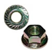 M12 - 1.75 HEX FLANGE LOCK NUT SERRATED SPCL CLASS 8 CARBURIZED ZINC TRIVALENT YELLOW PER PRINT