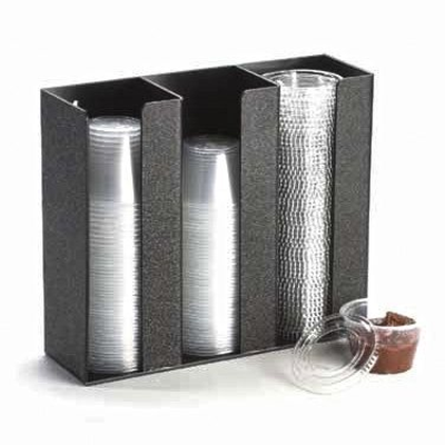 Cal-Mil 278-3 9"W x 3"D x 9"H Classic Lid/Ramekin Organizer