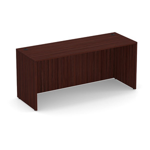 PL111 24"D x 66"W CREDENZA SHELL- Mahogany