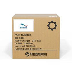 IC650 Charger - 24V 27A COMM - CANBus, Universal DC Block (Cabling Sold Separately)