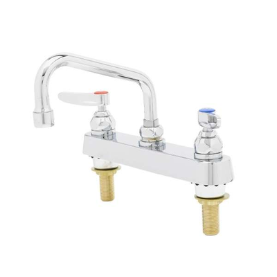 T&S Brass B-1122-XS-V22CR Workboard Faucet Deck Mount