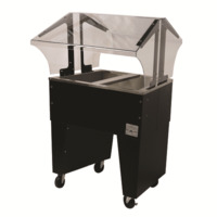 Advance Tabco B2-CPU-B Ice Cooled Portable Food Buffet Table 31-13/16"W X 22-5/8"D X 53"H