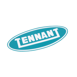 Tennant/Nobles - 4039651 - Label, Logo, 06.9L White / Tl [Tennant] (Replaces Tennant 1047746)