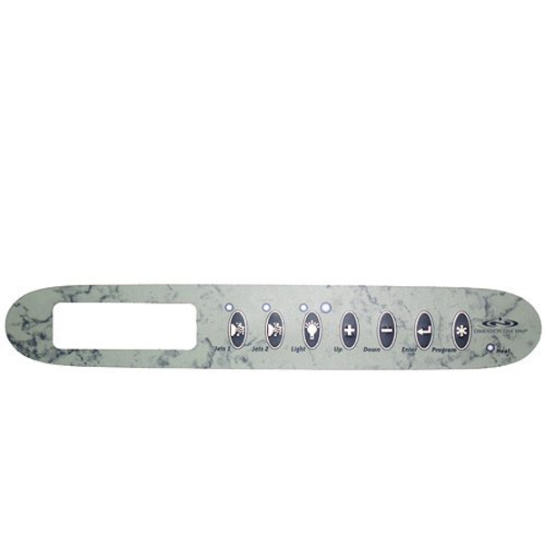 Dimension One TSC-24 7-Button Overlay 01560-350
