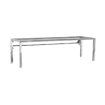 Randell RAN SGS72 24"W With 6" Adjustable Sneeze Guard Single-Tier Overshelf