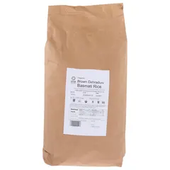RICE BASMATI BROWN OG | 25 LBS