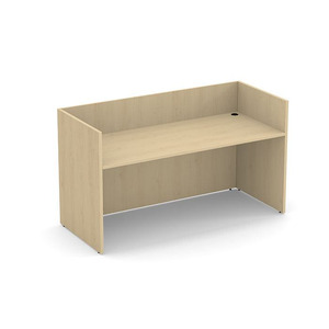 PL169NTT GALLERY DESK- NO TRANSACTION TOP- MAPLE