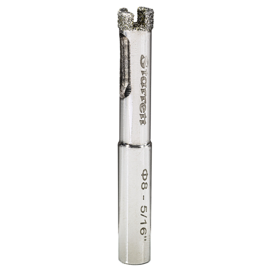 STARRETT D0008 5/16" (8mm) Diamond Grit Tile Drill
