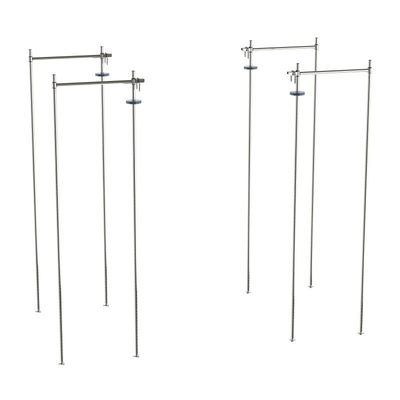 Metro TTE24S Super Erecta & Super Adjustable Top-Track Stationary End Unit Kit 24"W