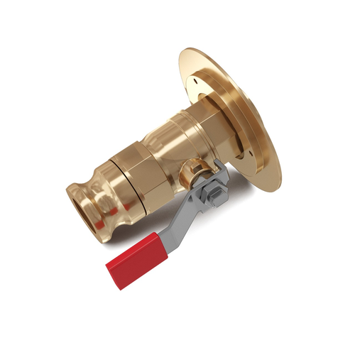 Tennant/Nobles - 4040116 - Valve, Ball, Drain, 1.50Id, Ss, Rwk (Replaces Tennant 1049269)