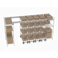 Metro TT14-E2448M1848C Top-Track Overhead Track Shelving Complete Kit for 14 ft.