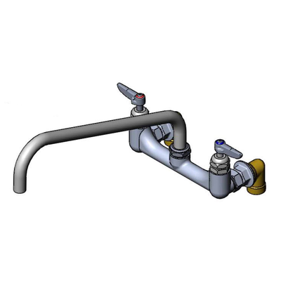 T&S Brass B-0290-01 Big-Flo Mixing Faucet 8" Wall Mount