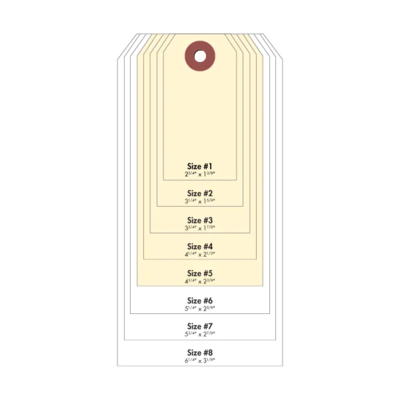 #5 Cardstock Tag - Manila