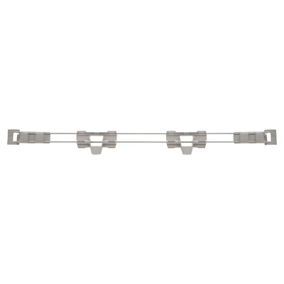 Metro MAX4-L36-2S Stackable Shelf Ledge (Back) for MetroMax 4 Industrial Plastic Shelving, 36" L x 2" H