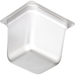 Carlisle 607166 Light Gauge Stainless Steel 1/6 Size, 6" Deep Fo