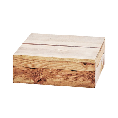 Cal-Mil 3628-4-99 12"W x 12"D x 4"H Madera Crate Riser