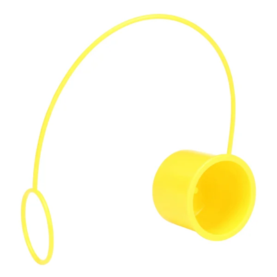Eyewash Dust Caps - Yellow