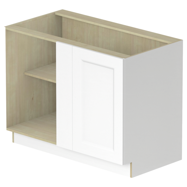 Vail Pure White Box   Blind Corner Base Kit - 42"W X 34 1/2”H X 24”D