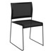 6020 MESH STACK CHR-BLK FRM/SEAT/BK