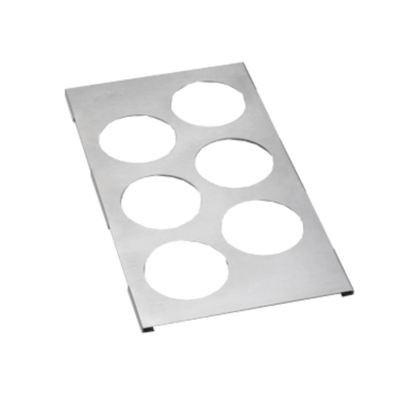 Tablecraft T6 Squeeze Bottle Template, Fits 1/3 Size Pan, 8 Hole