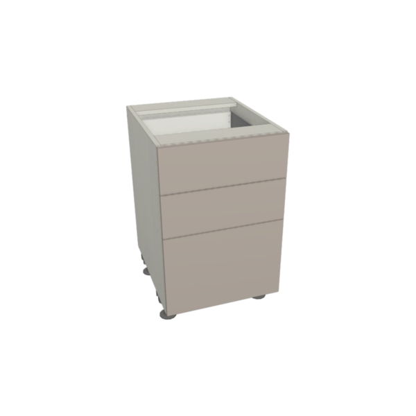 Capri Base 3 Drawers 21" x 34.5" x 23.75"