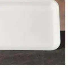 2W 5.75 X 8.25 X 1 WHITE FOAM TRAY, 500/CS