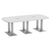 PALAR7636N-BRUSHED - 8ft. Arena Conference Table with Brushed Palmer Base
