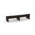 12' Classic Boat Shape Conference Table with Panel Base - White Top, Espresso Base