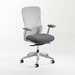 58811 KONFURB NUVÉ CHAIR - White Frame w/Charcoal Seat