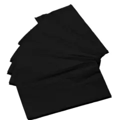 16 X 16" 1/8 FOLD 2 PLY BLACK DINNER NAPKIN, 600/CS  67-134B