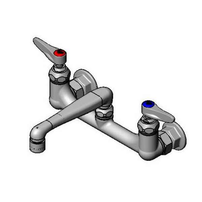 T&S Brass B-0230-01-QT-VR Mixing Faucet 8" Wall Mount