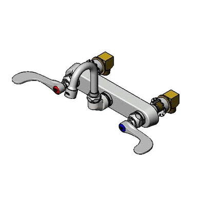 T&S Brass B-1125-XS-HM Faucet Workboard 8" Wall Mount