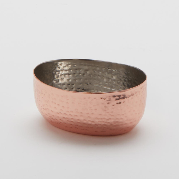 Oval Hammered Sauce Cups