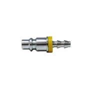 Industrial Steel Air Plug (3/8" Plug, 1/4" Push On Barb) Bulk Packed