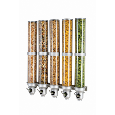 Cal-Mil 3618-5-39FF (5) 9L capacity cylinders Cereal Dispenser