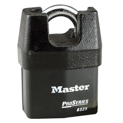 Padlock - Laminated Steel - Weather Tough - 3/8" Shackle