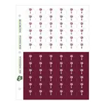 Shoulder Pad ID Adhesive Sticker Sheets