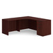 CLALD1003 Left 71"x71" Classic L-Shape Desk- Mahogany