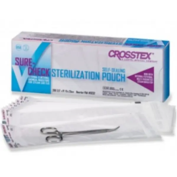 Pouch Str Self Seal 3 1/2 x 9 w/ Indicators 200/bx SCS2