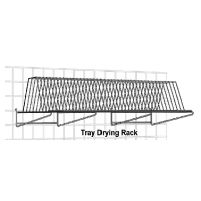 Metro TDR48K3 Smartwall G3 Tray Drying Rack Metroseal 3 Epoxy-Coated Corrosion-Resistant Finish