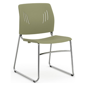 3080 AGENDA PLUS STACKING CHAIR- Green